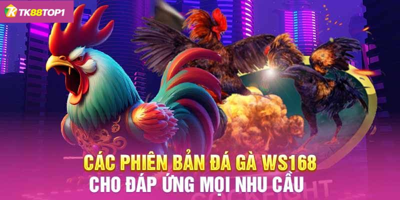 Các cửa cược chính khi tham gia đá gà WS168