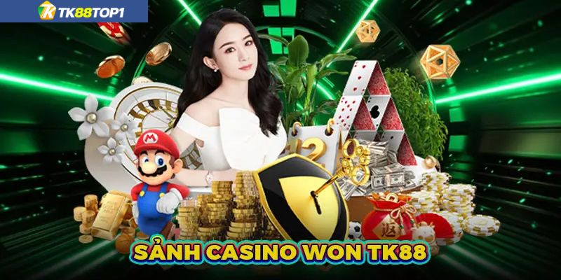 Giao diện WON Casino không thể bỏ qua